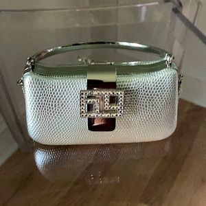 69 Silver Micro Crossbody Bag with Handle - 🤩